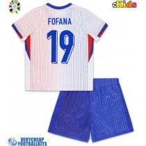 France Youssouf Fofana #19 Replica Away Minikit Euro 2024 Short Sleeve (+ pants)